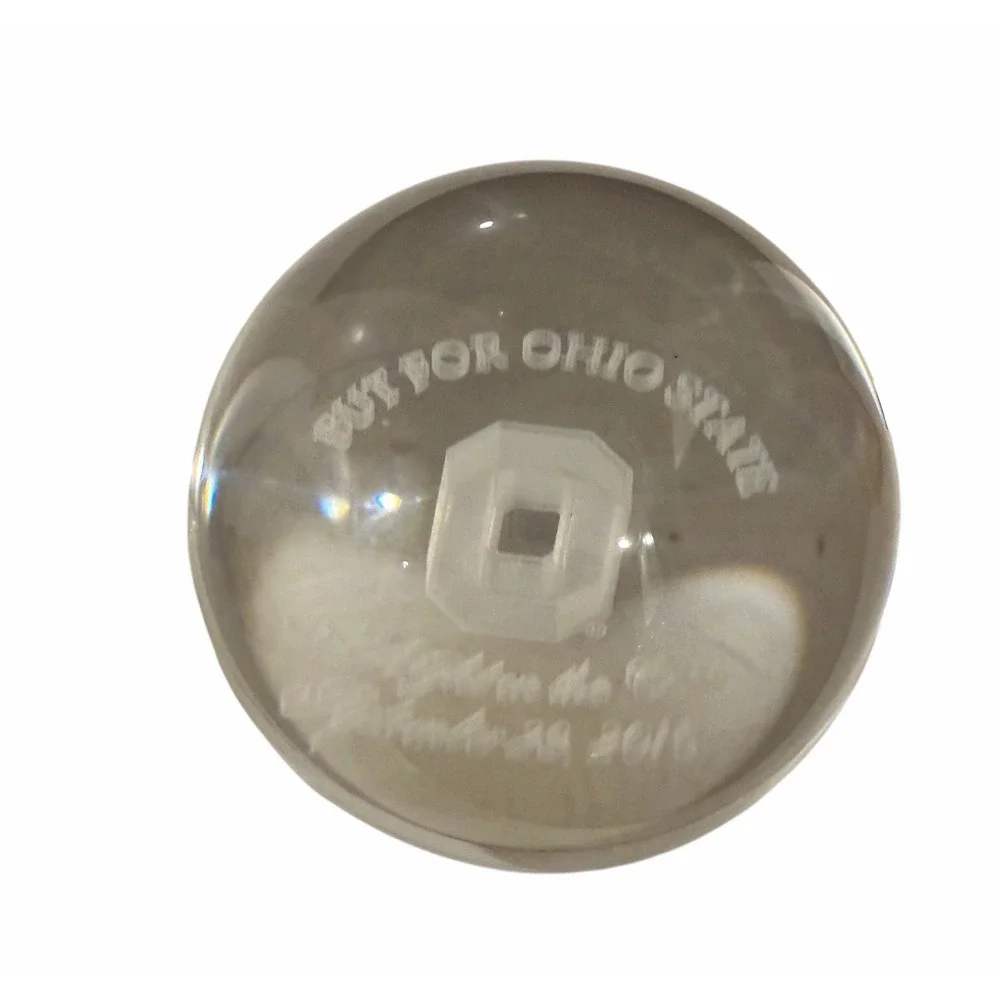 A Night On The Oval Ohio State University Decorative Orb Paperweight 3